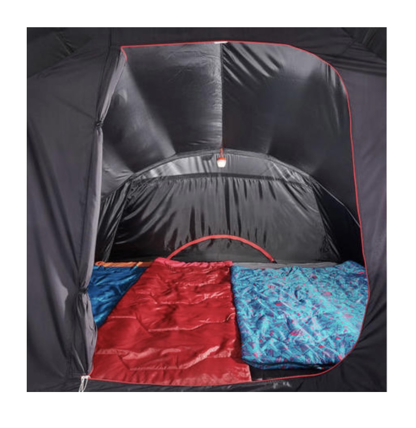 Casa de campaña familiar arpenaz Quechua 4.1 fresh & black 4 personas