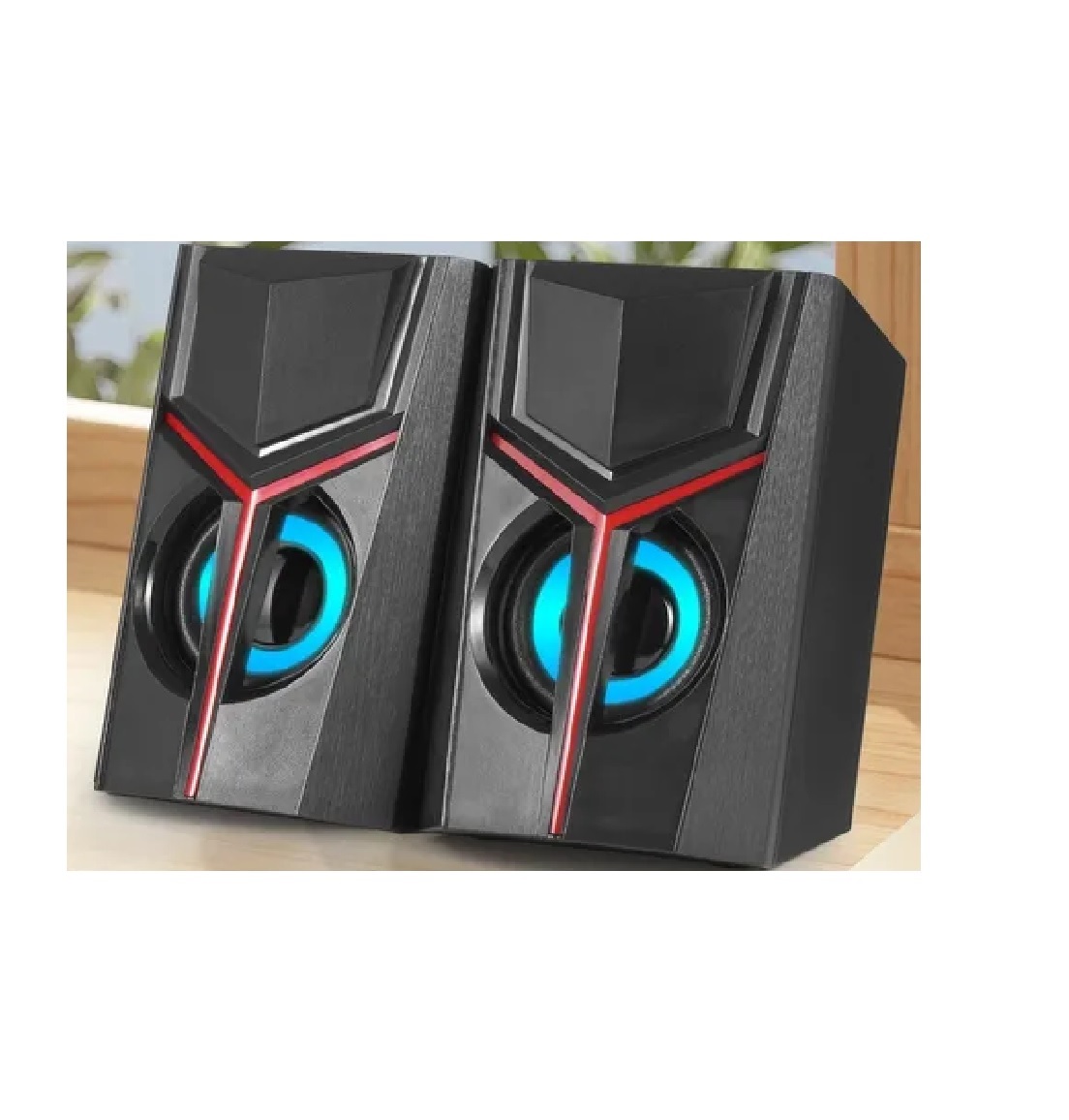 Bocinas Para Pc Pantalla Iluminación Alámbricas Usb Estéreo