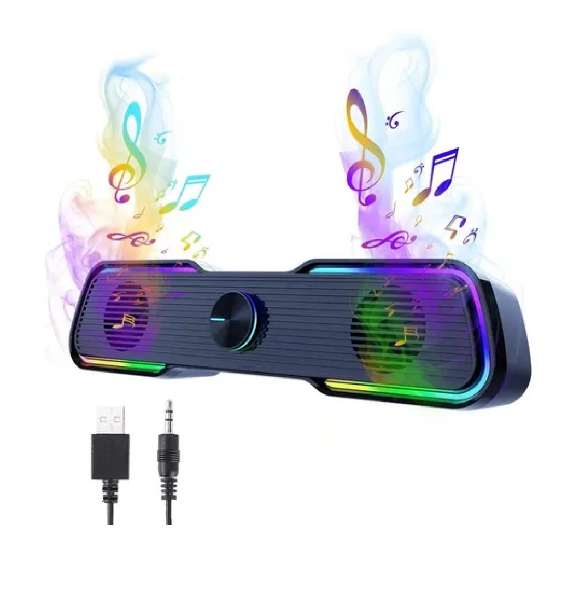 Bocina Pc Inteligente Rgb Para Juegos Barra