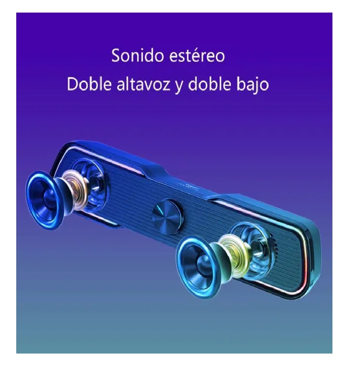 Bocina Pc Inteligente Rgb Para Juegos Barra