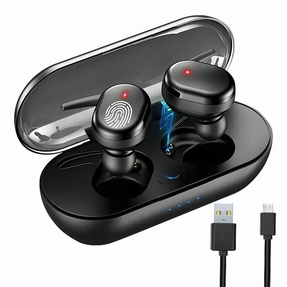 Audífonos Bluetooth Touch Con Estuche De Carga Batería De 3 Horas Auriculares Inalámbricos TWS