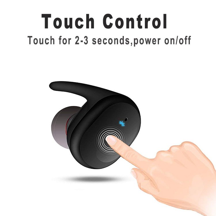 Audífonos Bluetooth Touch Con Estuche De Carga Batería De 3 Horas Auriculares Inalámbricos TWS