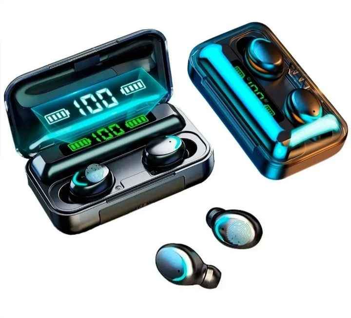 Audífonos Inalámbricos F9-5 Negro Bluetooth 5.0 Manos Libres