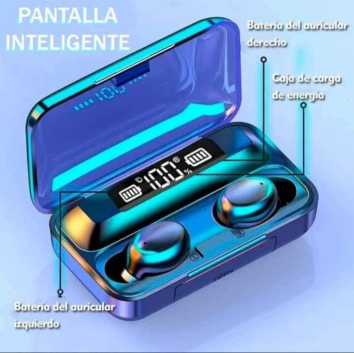 Audífonos Inalámbricos F9-5 Negro Bluetooth 5.0 Manos Libres