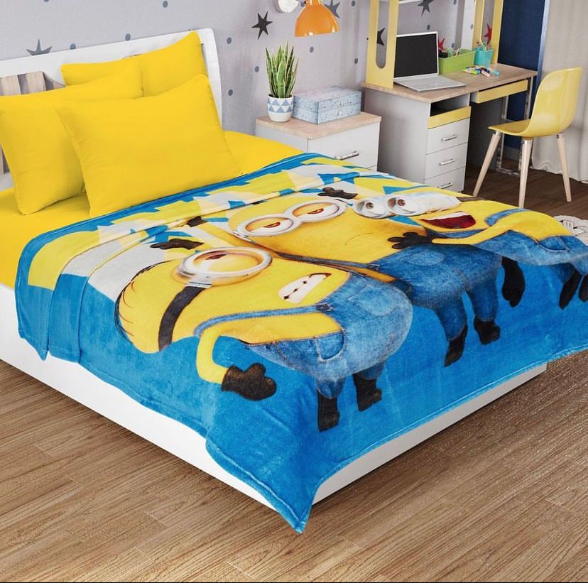 Cobertor Serenity Matrimonial MINIONS