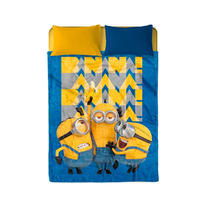 Cobertor Serenity Matrimonial MINIONS