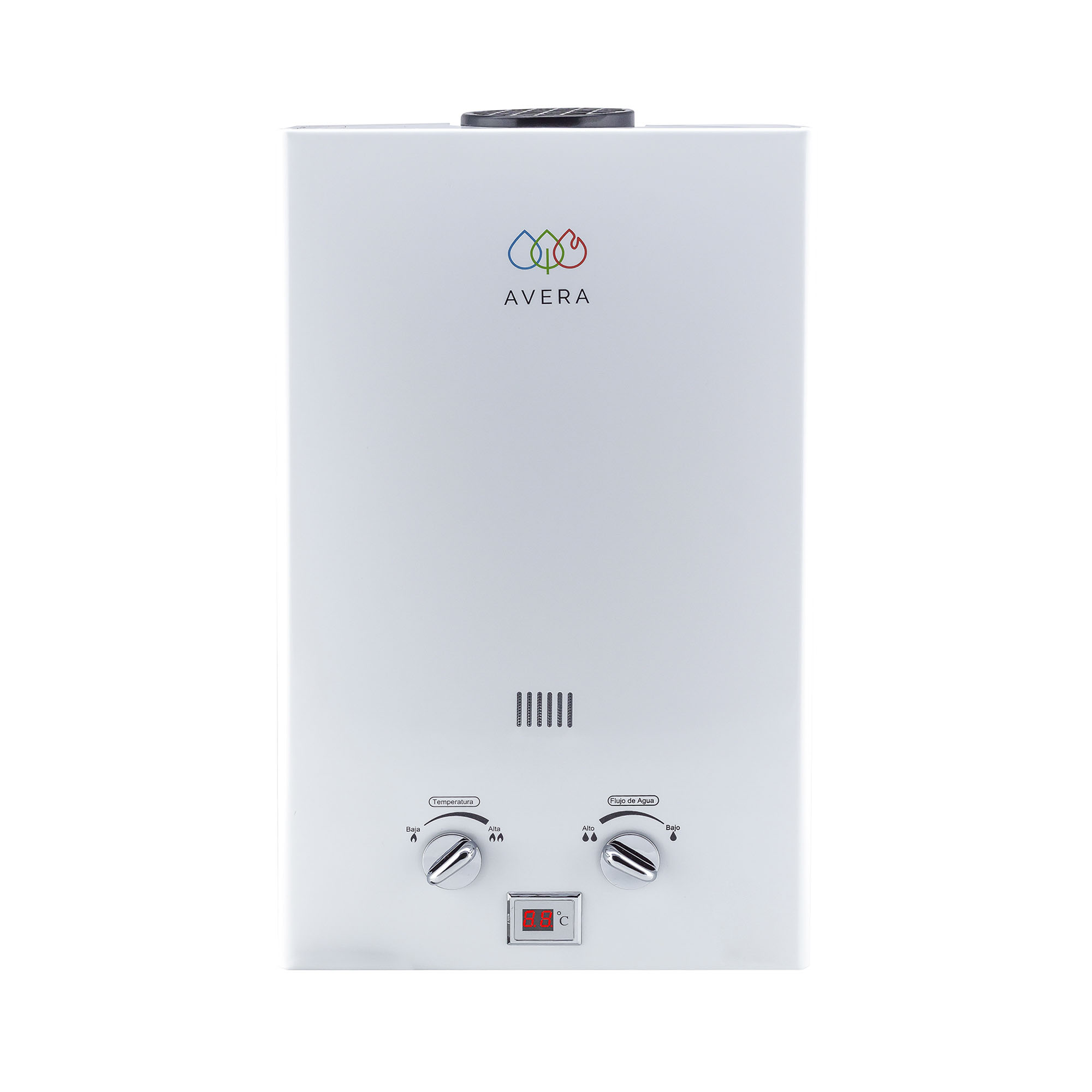Avera Calentador Boiler De Agua Instantáneo Para Gas Lp 2 Y Medio Servicios C12L