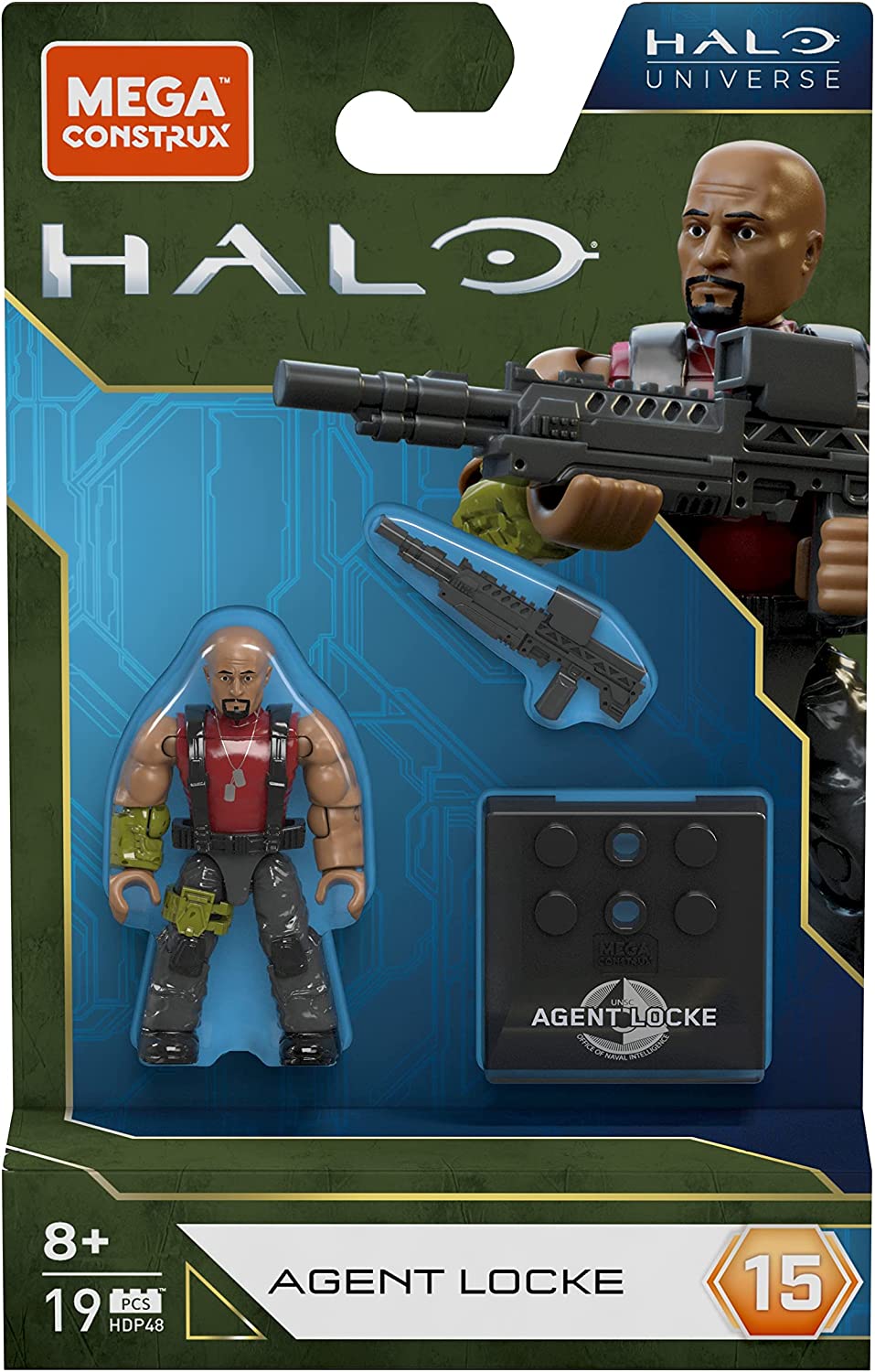 Mega Construx Halo  Agente Locke