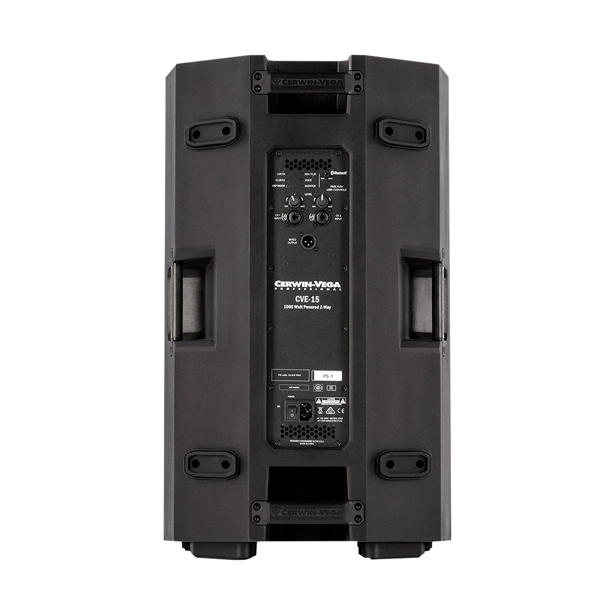 Bocina Acústica Cerwin Vega CVE-15 con conectividad Bluetooth 1000 Watts