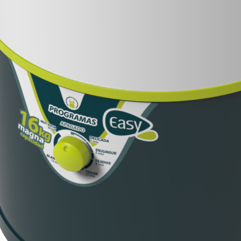 Lavadora Manual 16 kg Verde Easy
