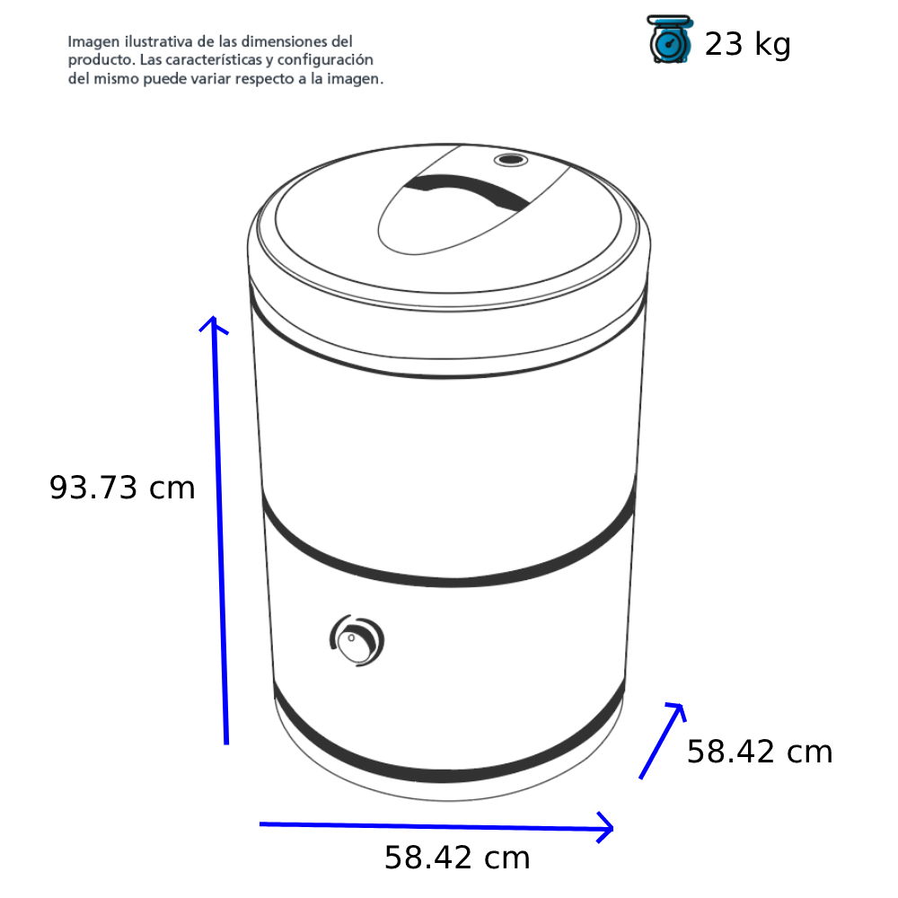 Lavadora Manual 16 kg Verde Easy