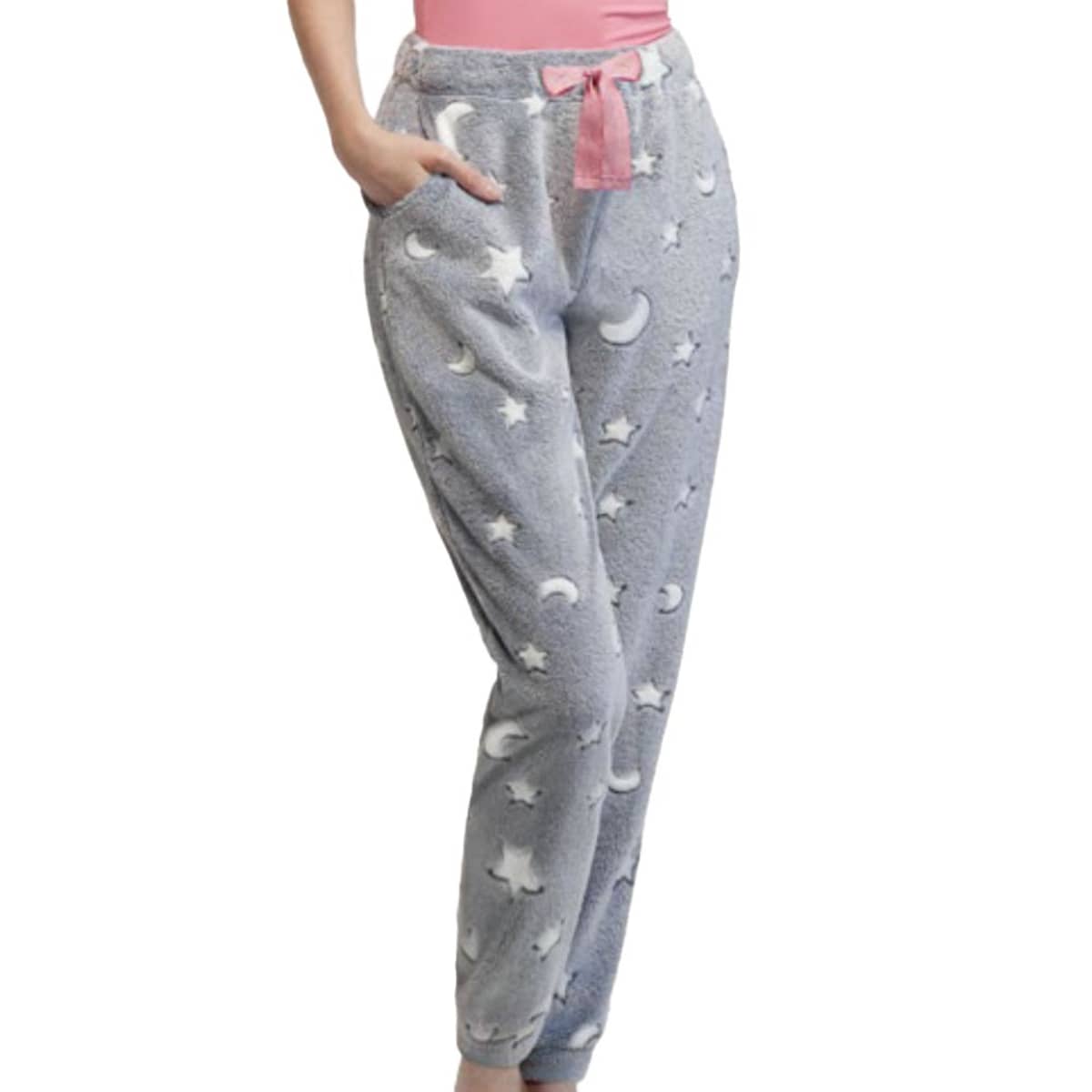 Pijama Pantalon Love to Lounge color Gris para Mujer 1037381