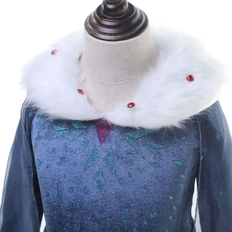 Vestido de fiesta Disfraz de Elsa Princesa Frozen 2