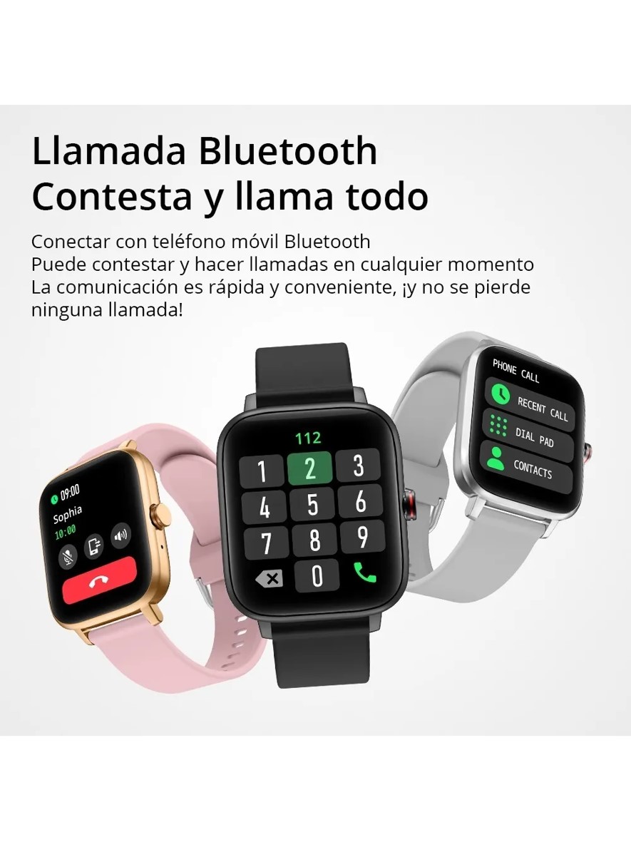 Smartwatch Reloj Inteligente Petukita Box P8 max Rosa