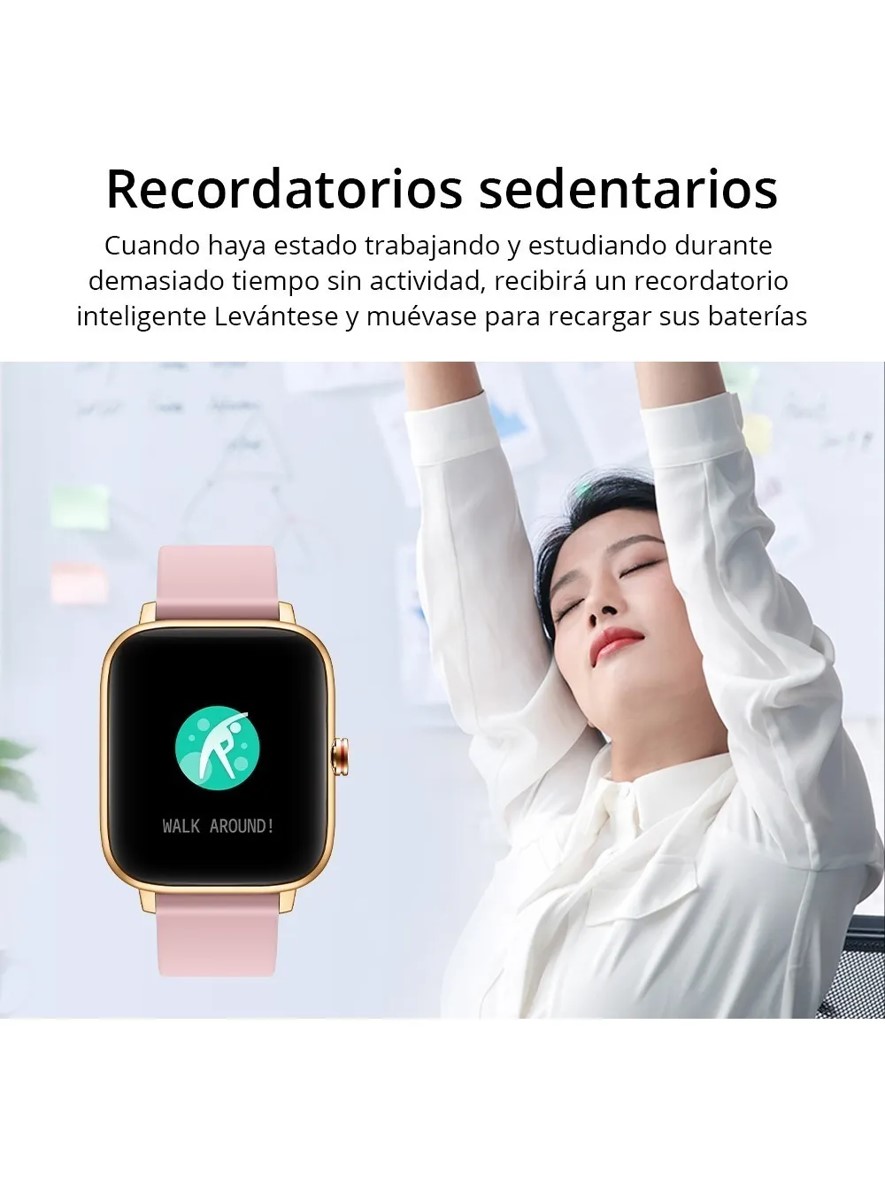 Smartwatch Reloj Inteligente Petukita Box P8 max Rosa