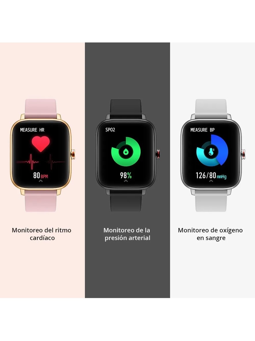 Smartwatch Reloj Inteligente Petukita Box P8 max Rosa