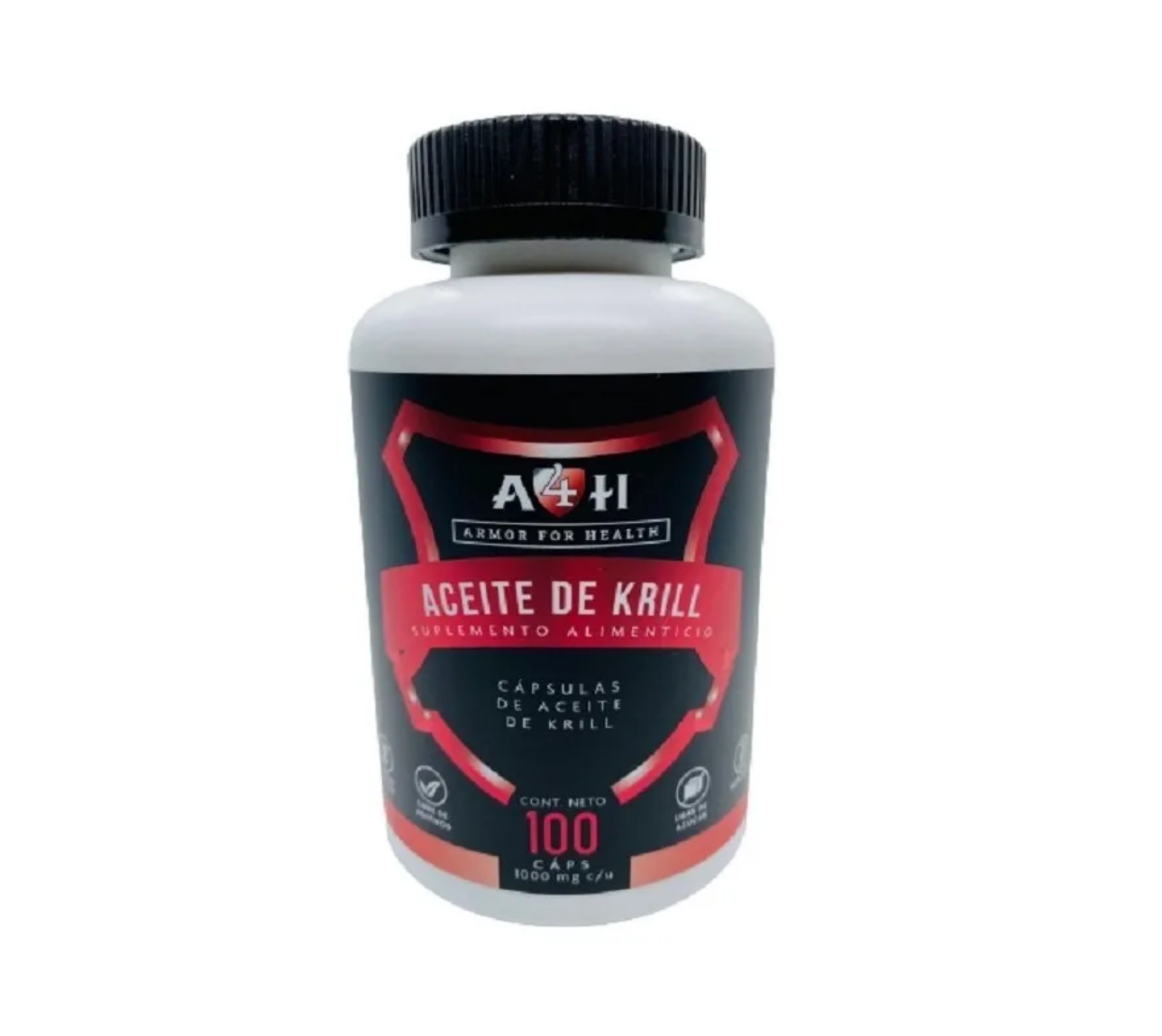 Aceite De Krill 100 Caps 1000mg Astaxantina Epa Dha A4h Armo