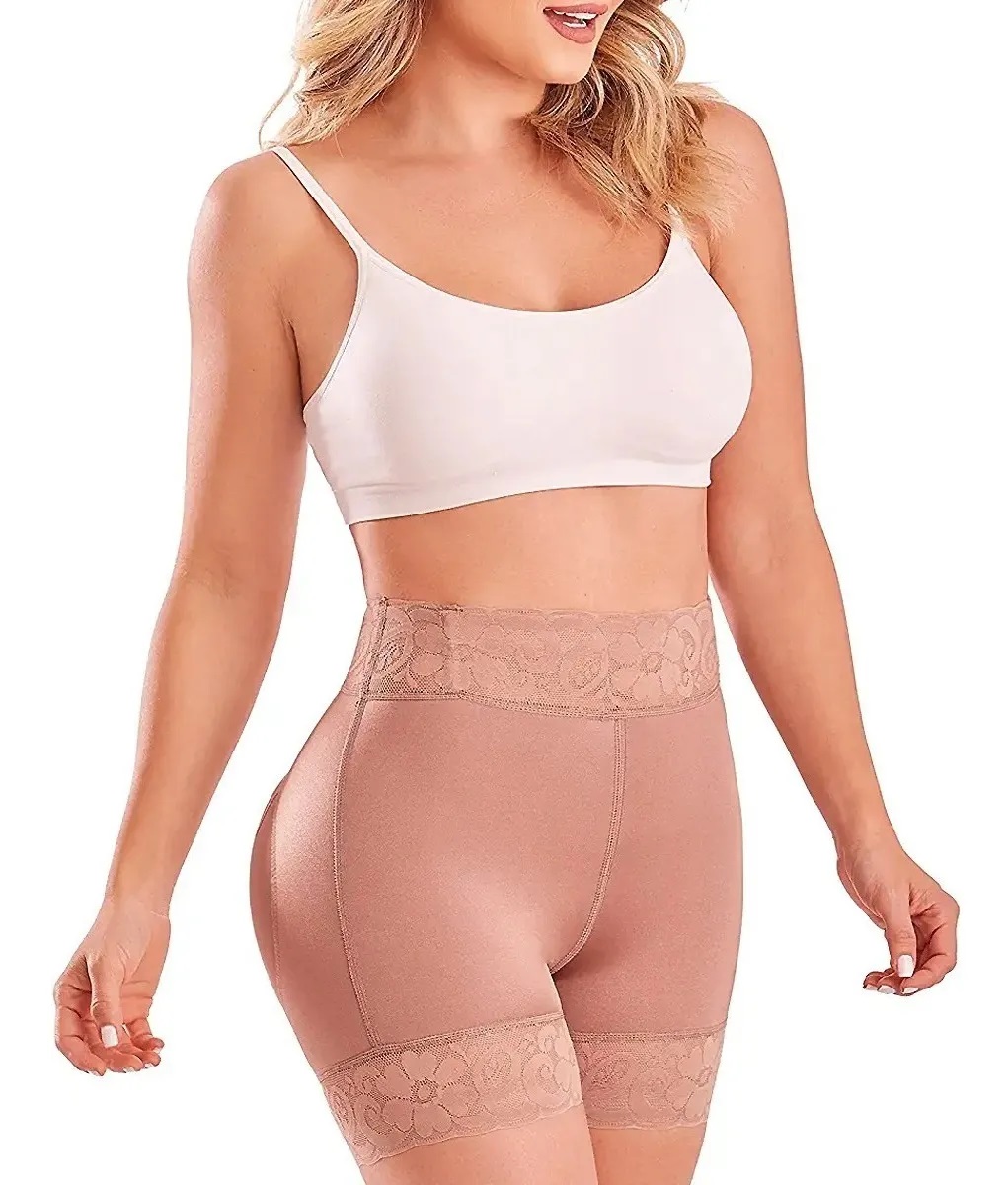 Fajas Colombianas Reductoras Tipo Short para Mujer, Panty Short Reductor Moldeador Levanta Glúteos Colombiano, Faja Colombiana Reductora De Medidas, Faja Con Levante Natural de Gluteos