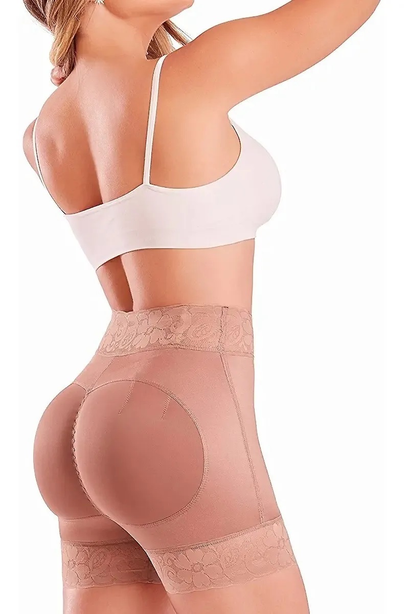 Fajas Colombianas Reductoras Tipo Short para Mujer, Panty Short Reductor Moldeador Levanta Glúteos Colombiano, Faja Colombiana Reductora De Medidas, Faja Con Levante Natural de Gluteos