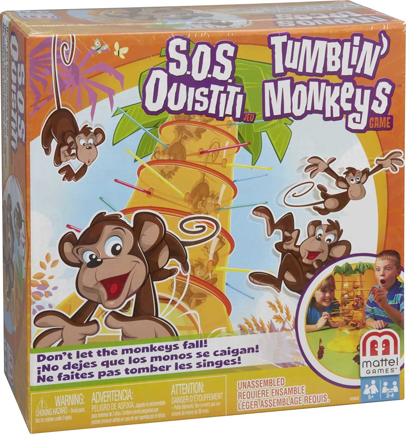 Monos Locos Clasico Juego de Mesa Mattel 52563