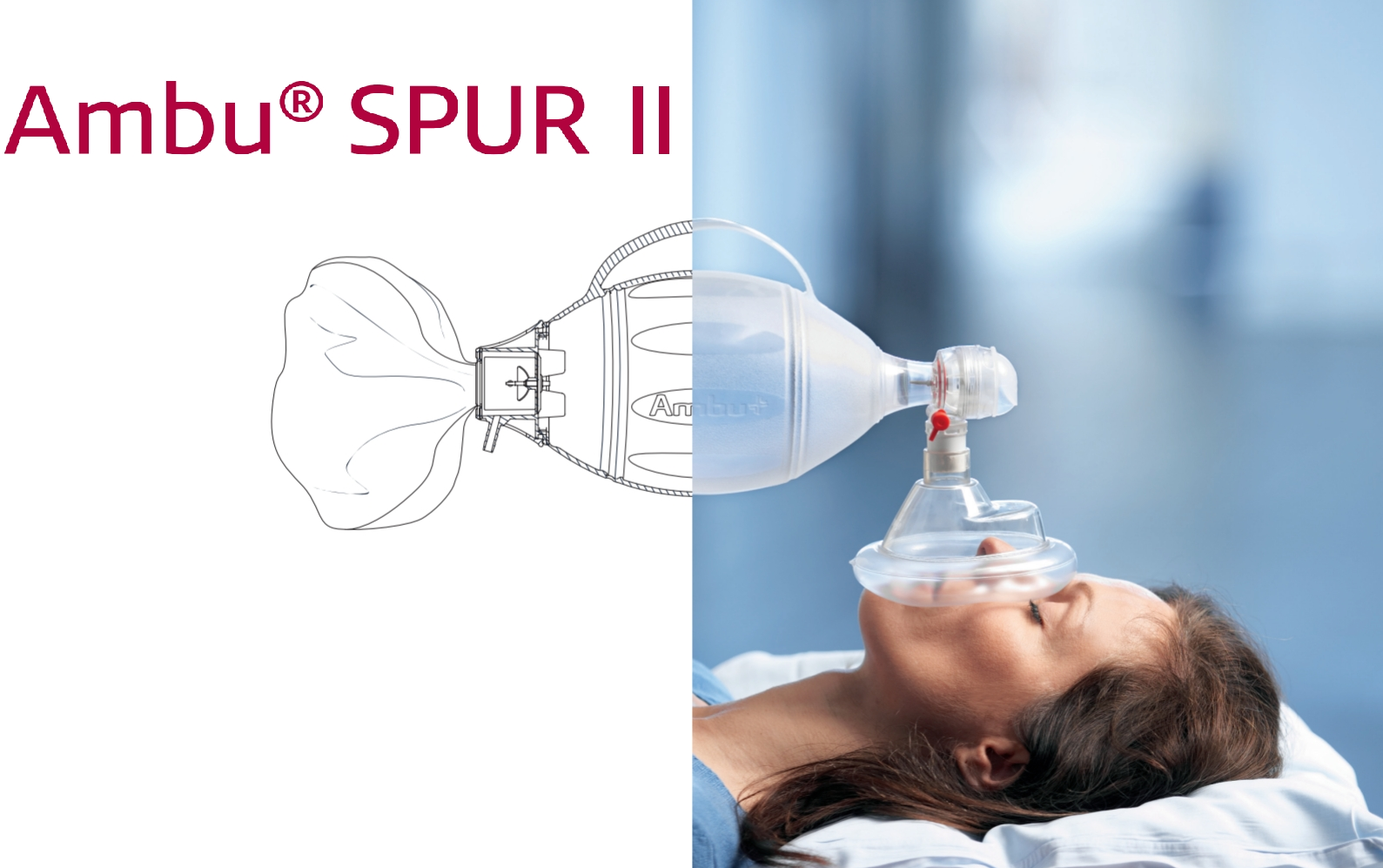 RESUCITADOR BVM AMBU SPUR II PEDIATRICO