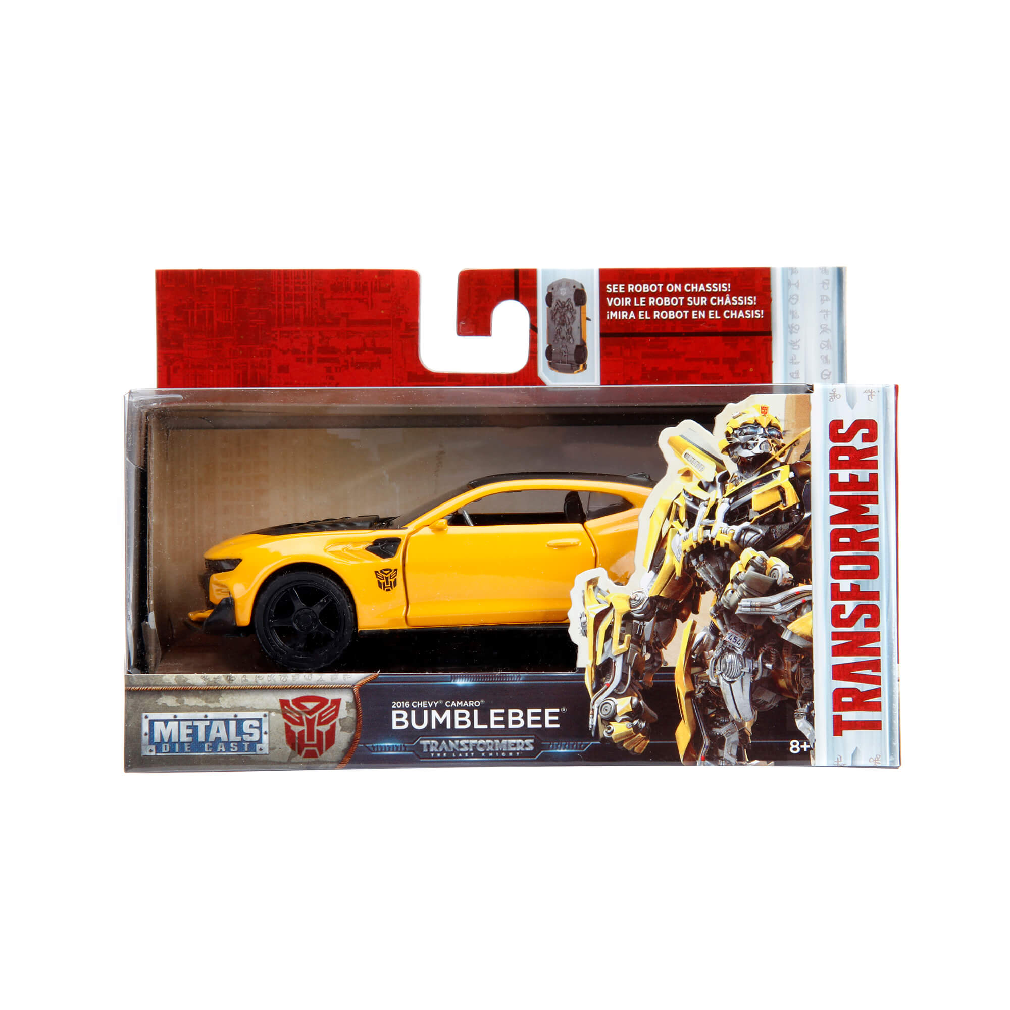 Bumblebee 2016 Chevy Camaro Transformers Jada Toys Escala 1:32