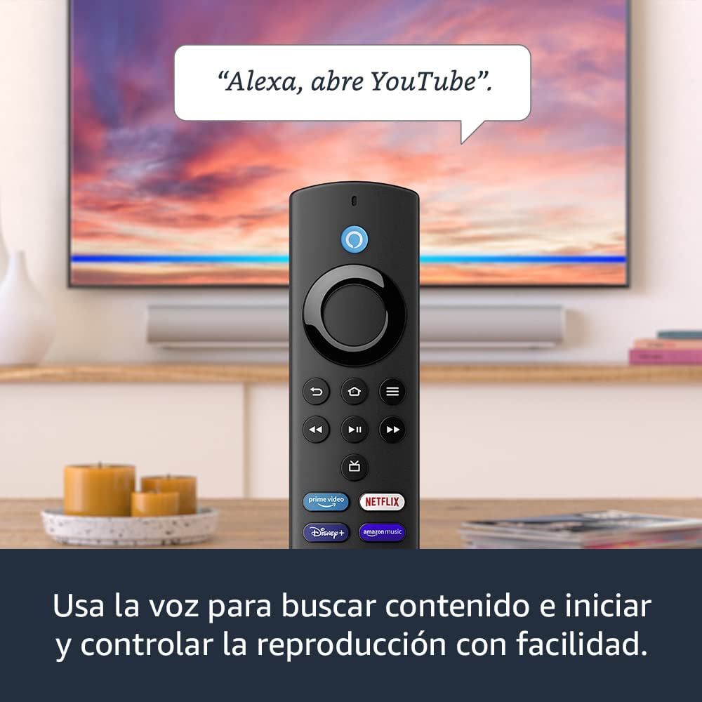 Amazon Fire TV Stick Lite de voz Full HD 8GB negro