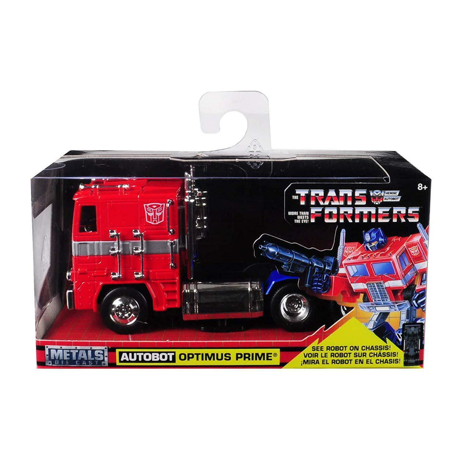 Optimus Prime G1 Trailer Transformers Jada Toys Escala 1:32 