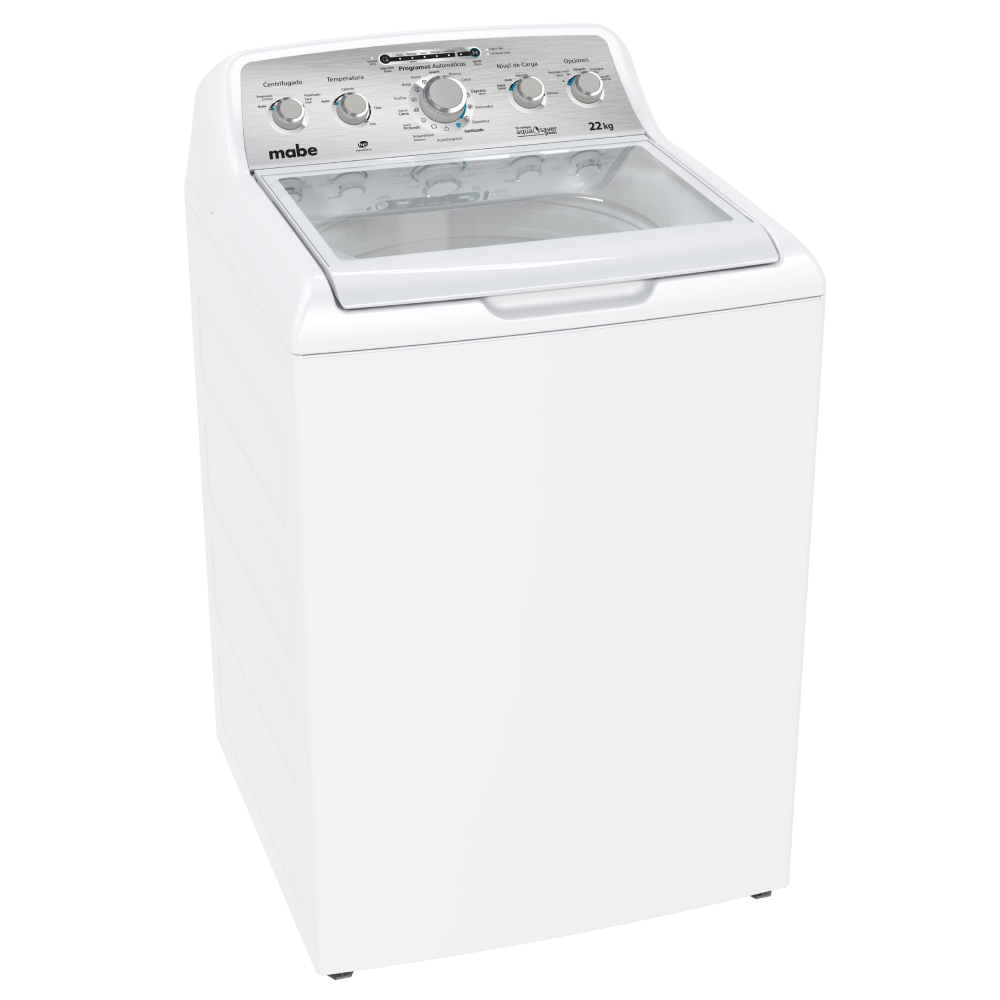 Lavadora Automática 22 kg Blanca Mabe - LMA72215WBAB0
