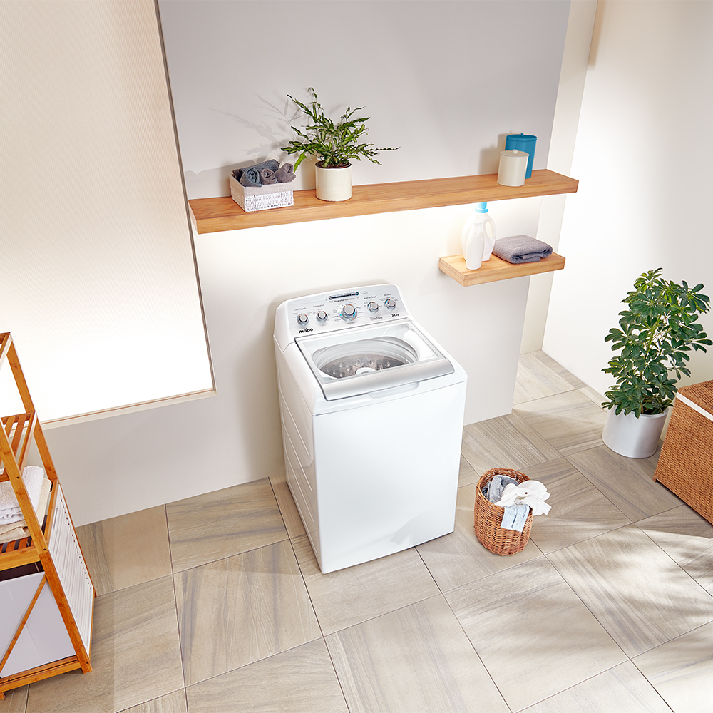 Lavadora Automática 22 kg Blanca Mabe - LMA72215WBAB0