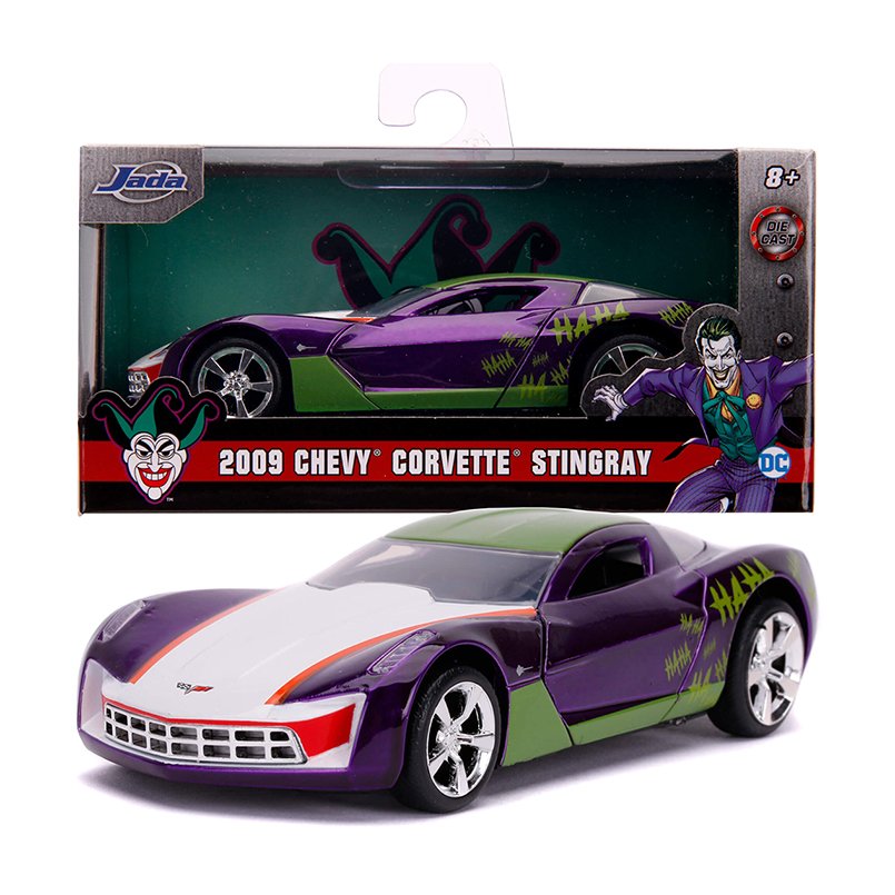 Joker 2009 Corvette Stingray DC Comics Jada Toys Escala 1:32