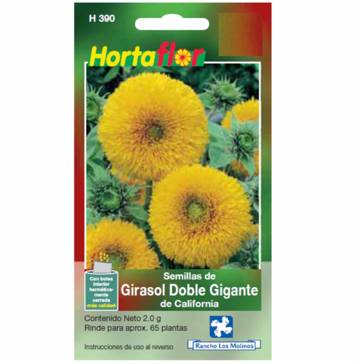 Semillas De Girasol Doble Gigante De California