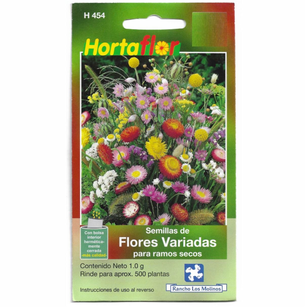 Mezcla De Flores Campestres Variadas – 5000 Semillas Para Jardín (Multicolor)