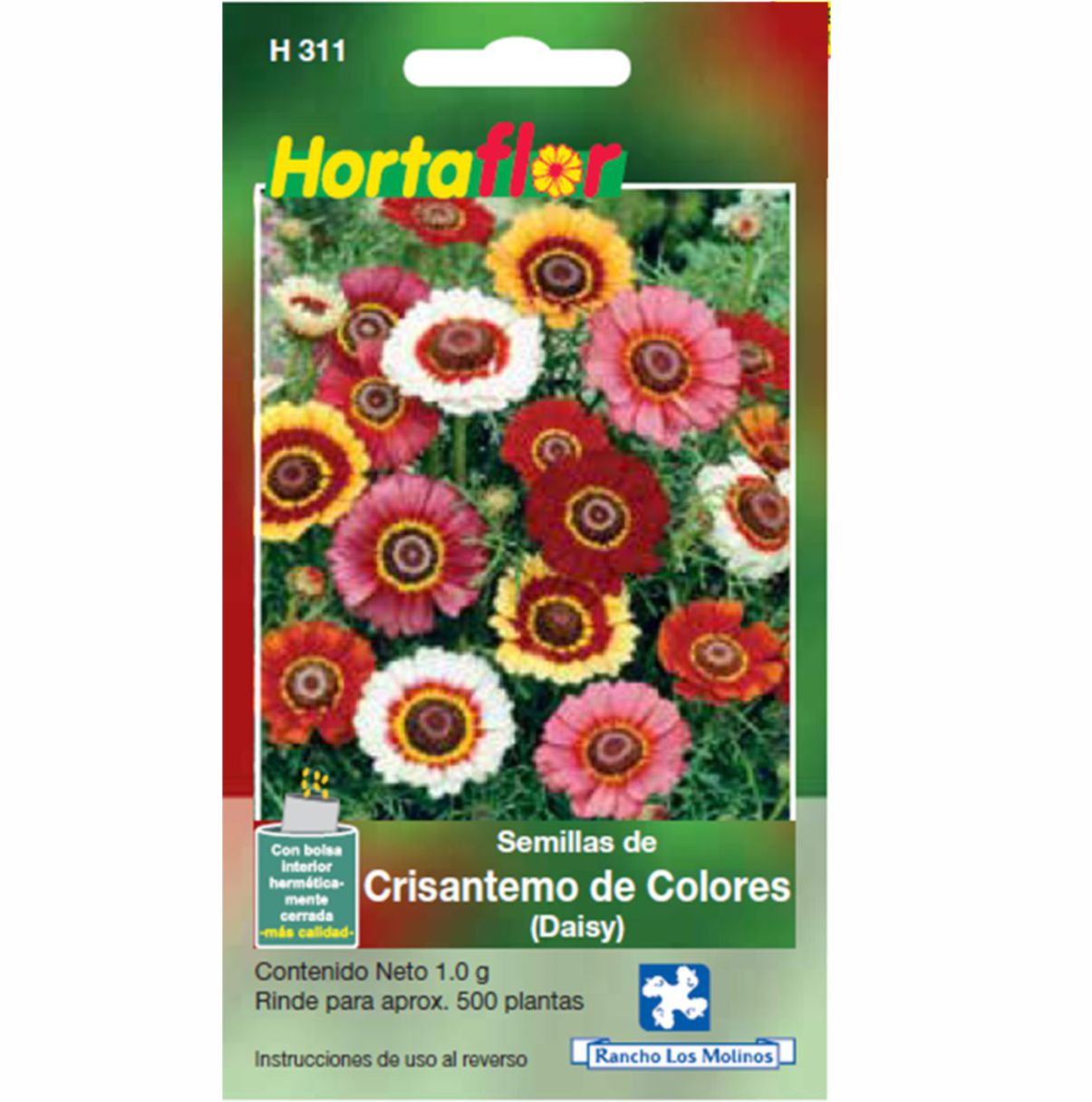 Semillas De Crisantemos Daisy Flores Colores Variados