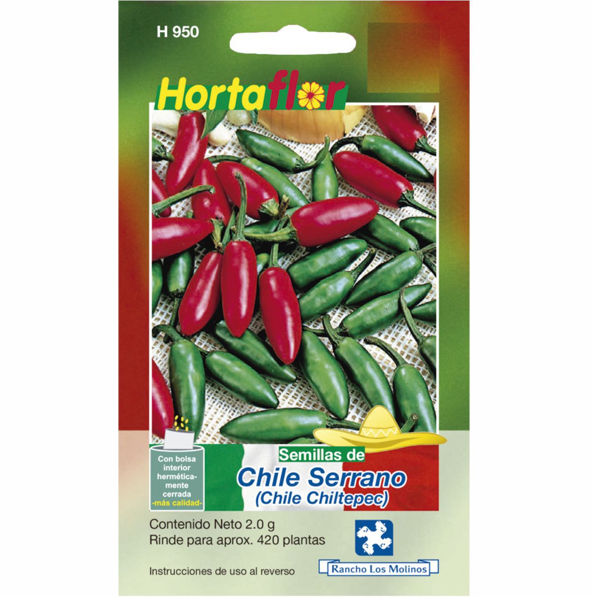 Semillas De Chile Serrano Chiltepec