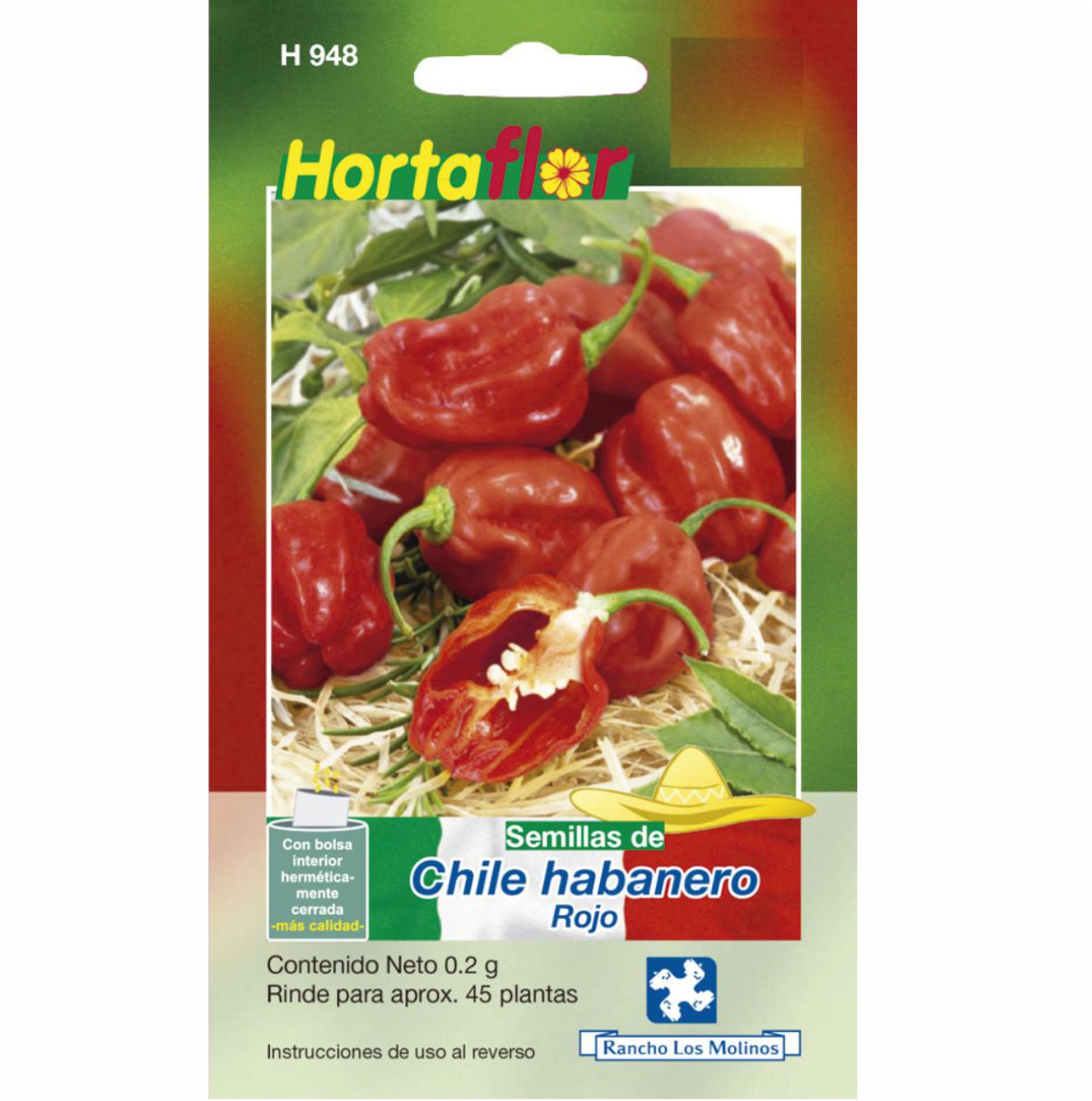 Semillas De Habanero Rojo
