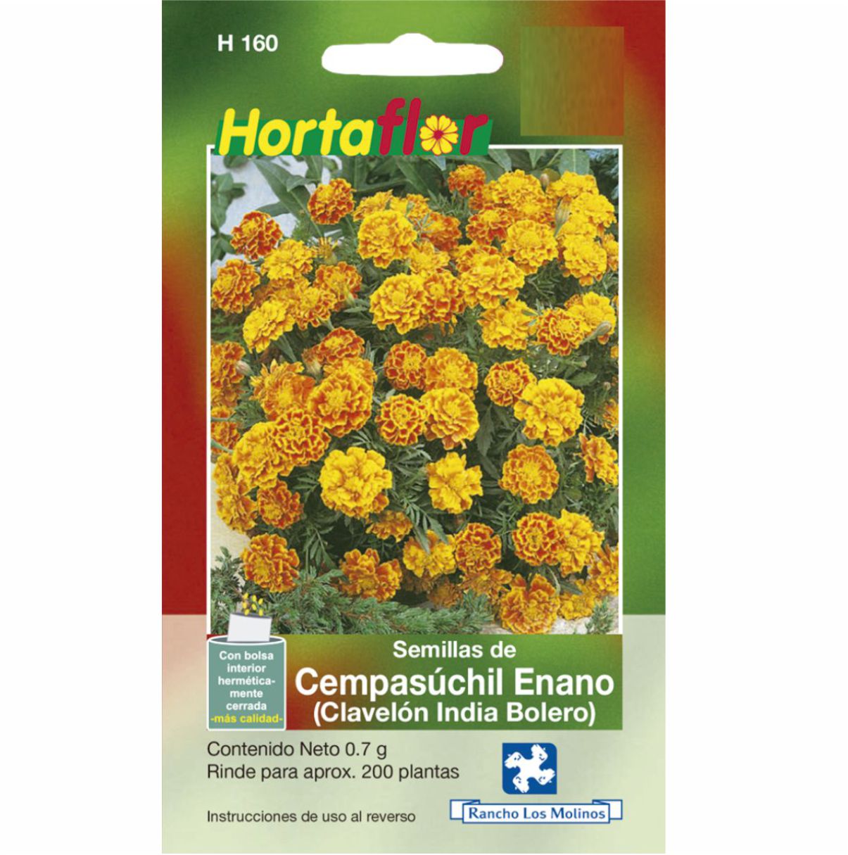 Semillas De Cempasúchil Enano Clavelón India Bolero