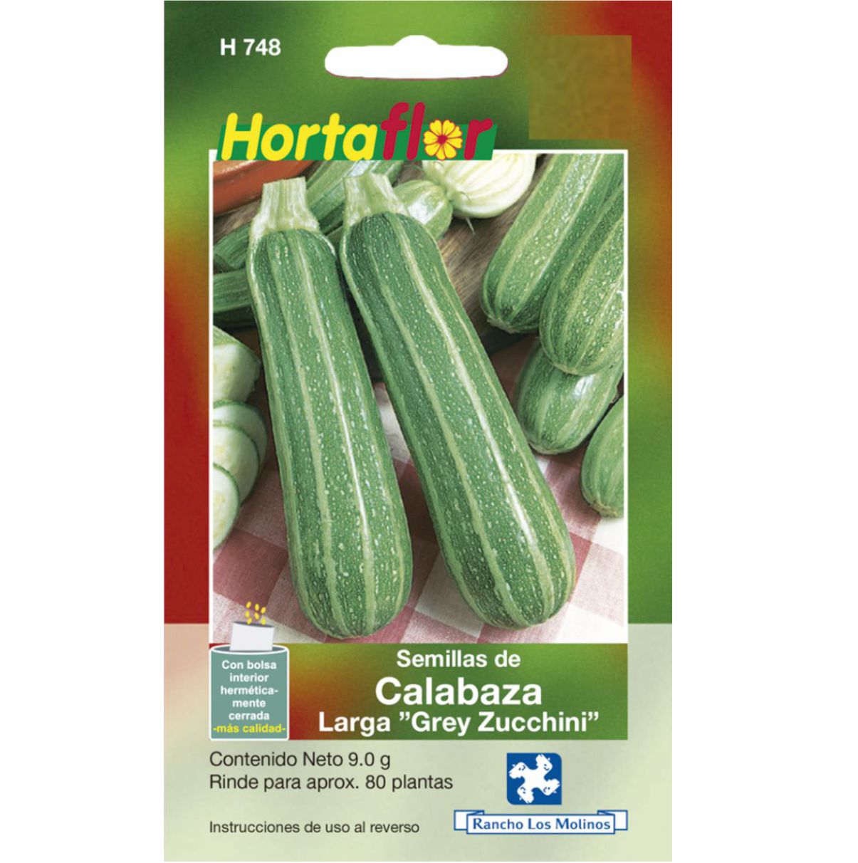 Semillas De Calabaza Larga Grey Zucchini