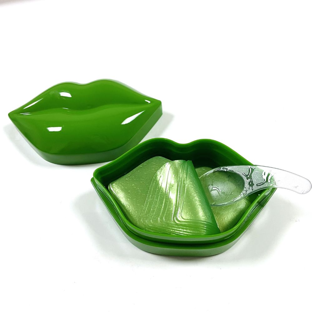 SERSANLOVE Set de 2 Mascarilla para Labios Hidratante 20 Laminas 60g Colágeno Pepino y Blueberry