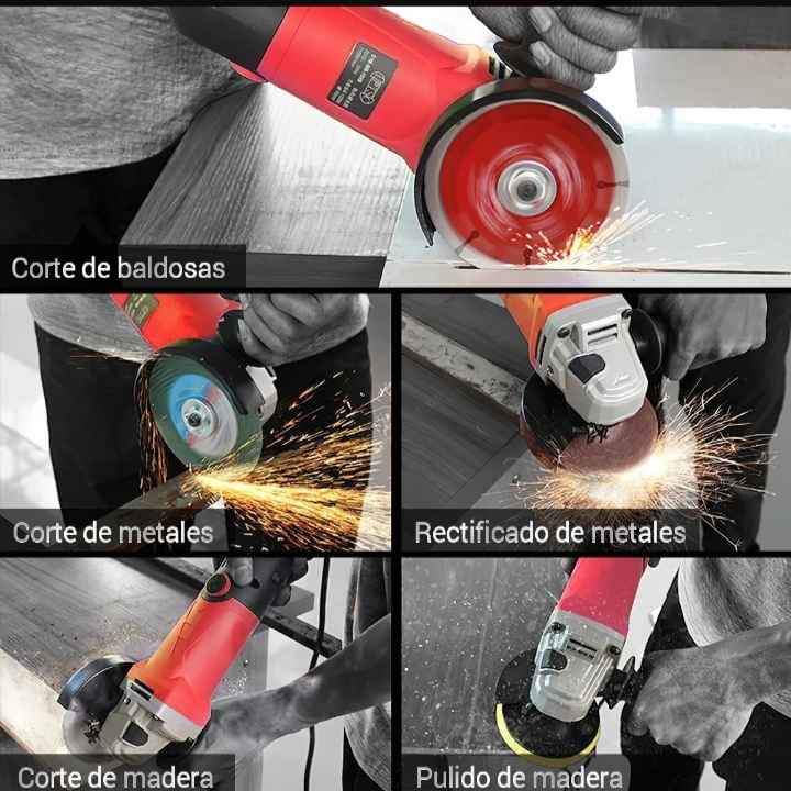 Esmeriladoras Pulidor Angular 710w 110v Amoladora Angular para corte