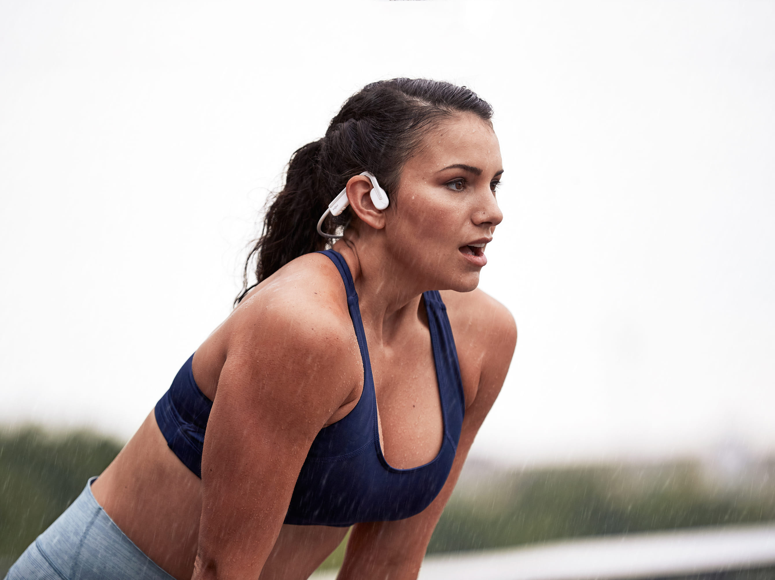 Audífonos Shokz OpenMove Conduccion Ósea Blanco