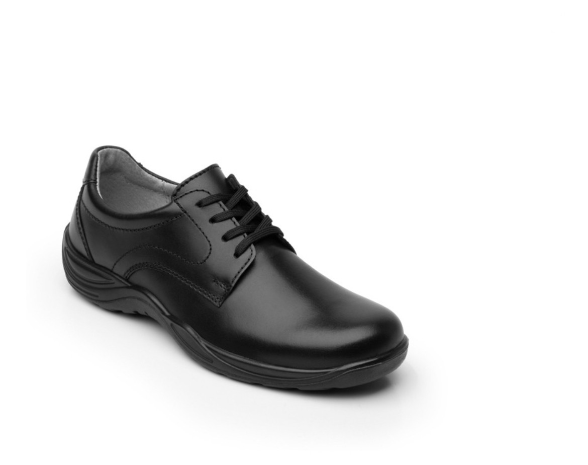 ZAPATOS FLEXI CHOCLO AGUJETAS NEGRO, DAMA (59916)