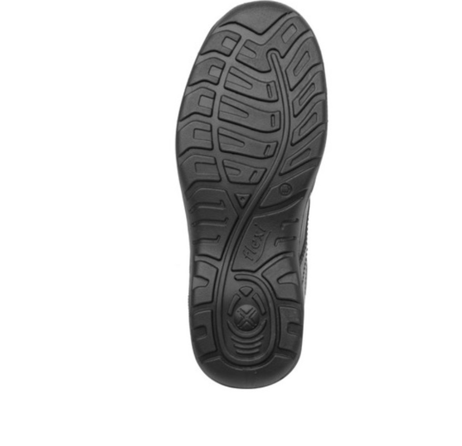 ZAPATOS FLEXI CHOCLO AGUJETAS NEGRO, DAMA (59916)