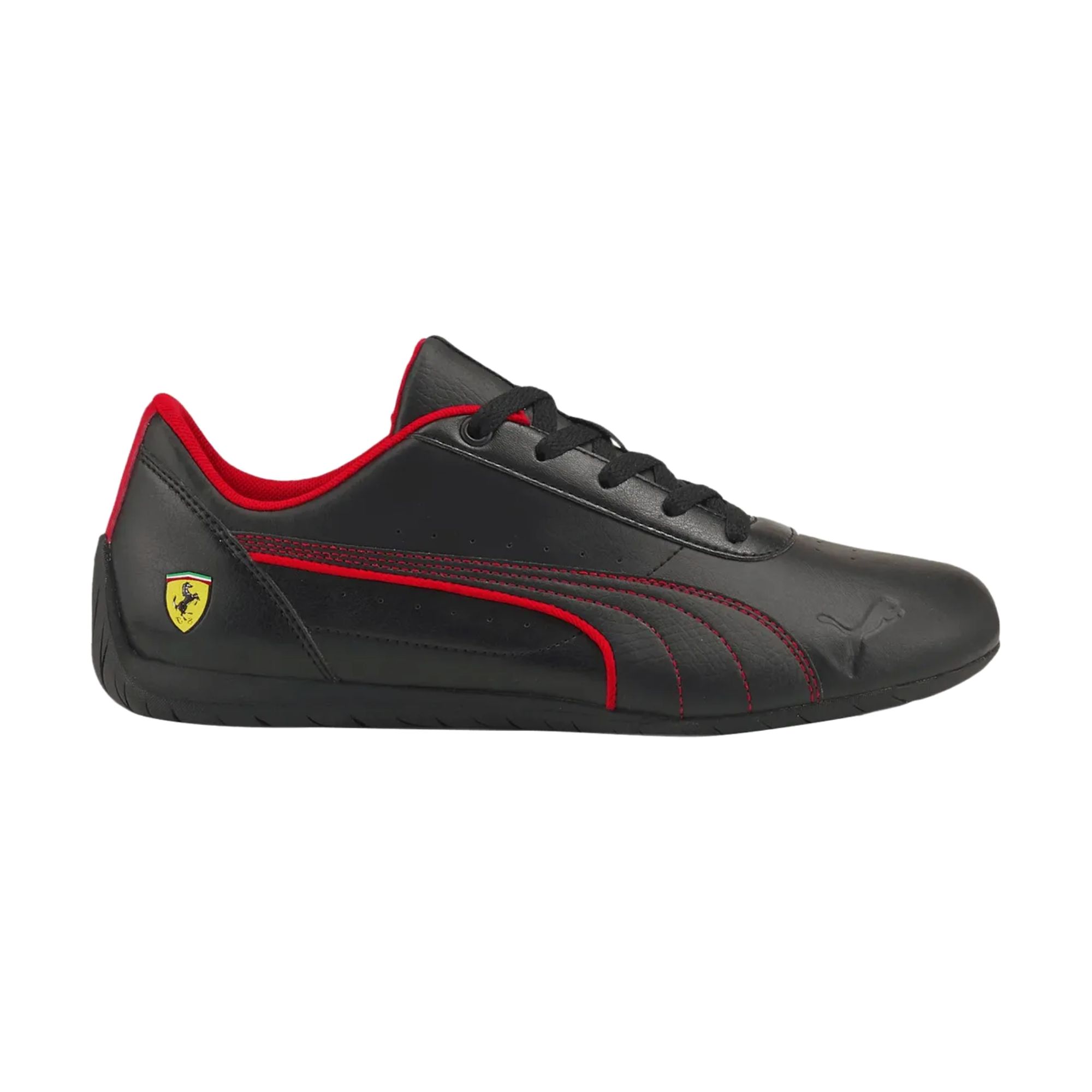 Tenis Puma Ferrari Neo Cat Negro con Rojo Hombre Originales 30701901