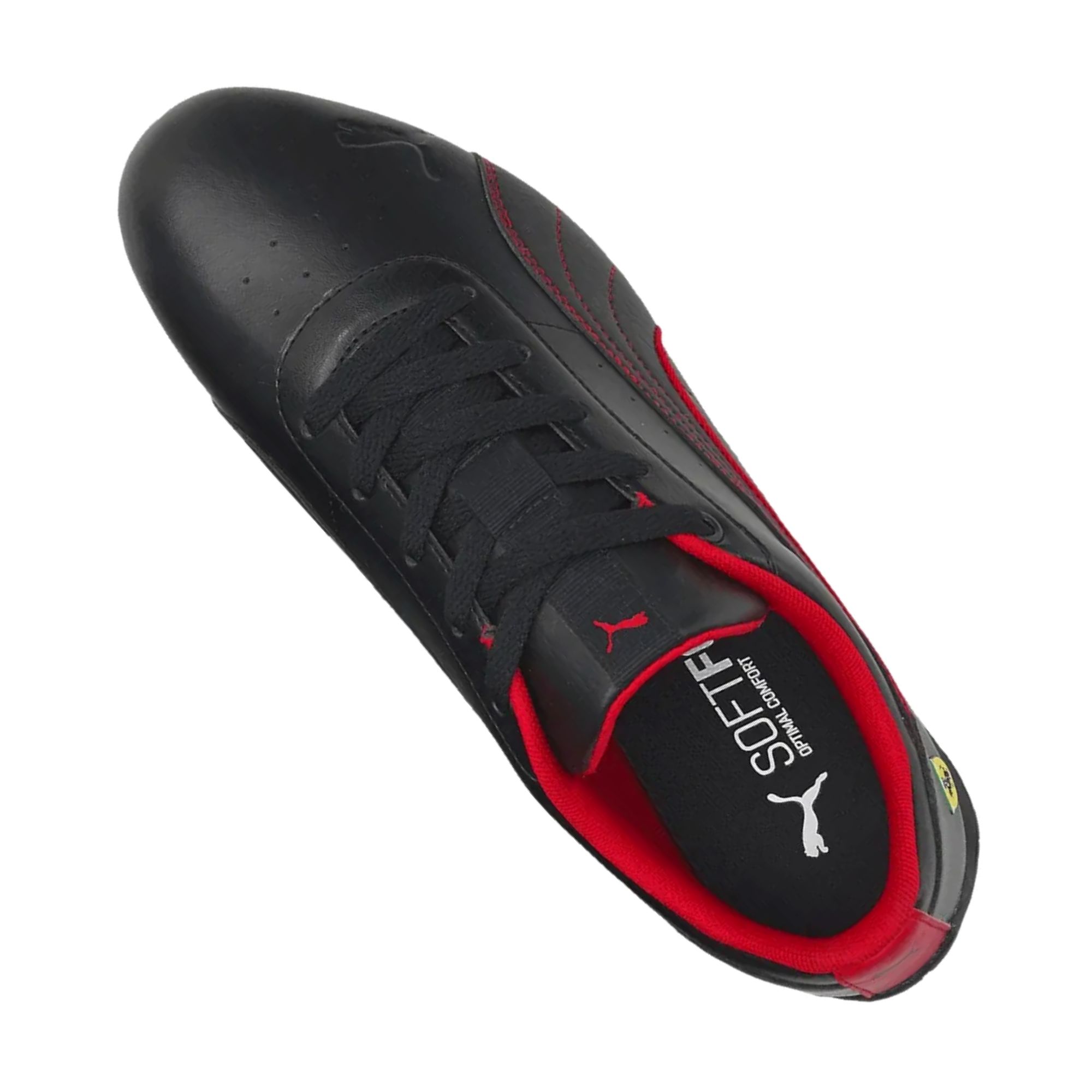 Tenis Puma Ferrari Neo Cat Negro con Rojo Hombre Originales 30701901