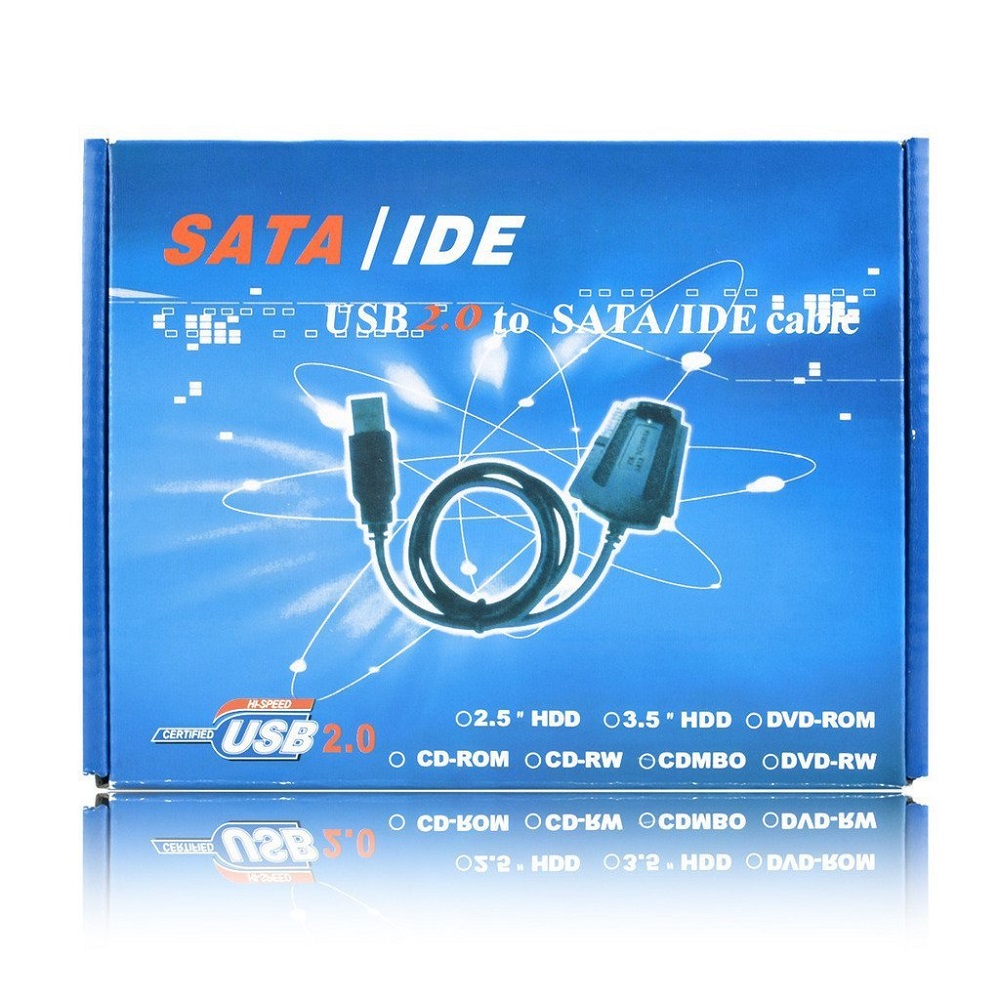 Convertidor Usb 2.0 A Sata Ide Disco Duro 3.5 Y 2.5