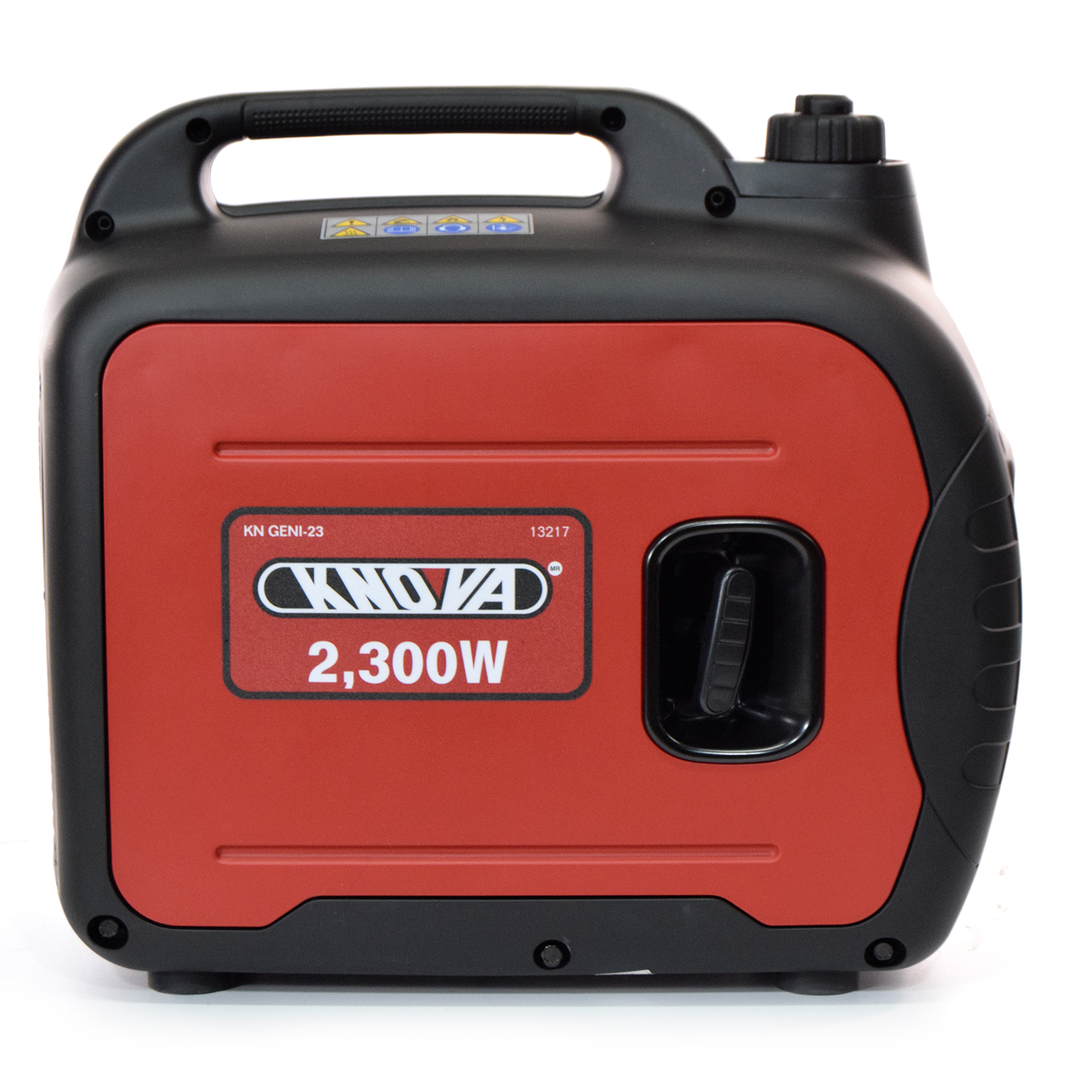 Knova Generador eléctrico inversor super silencioso profesional 2300W portátil tanque 4 litros manual 4 tiempos