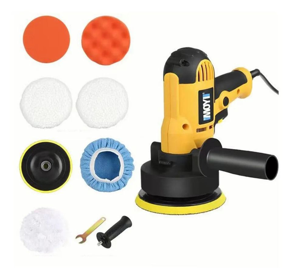 Kit Pulidor Automotriz 700W 3700rpm Pulidora Eléctrica para Auto Carro Coche Con Accesorios NUEVO