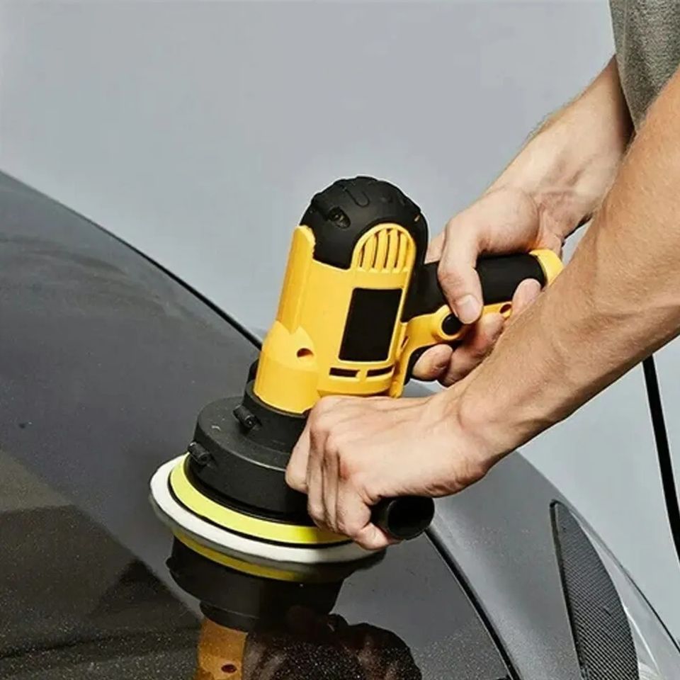 Kit Pulidor Automotriz 700W 3700rpm Pulidora Eléctrica para Auto Carro Coche Con Accesorios NUEVO