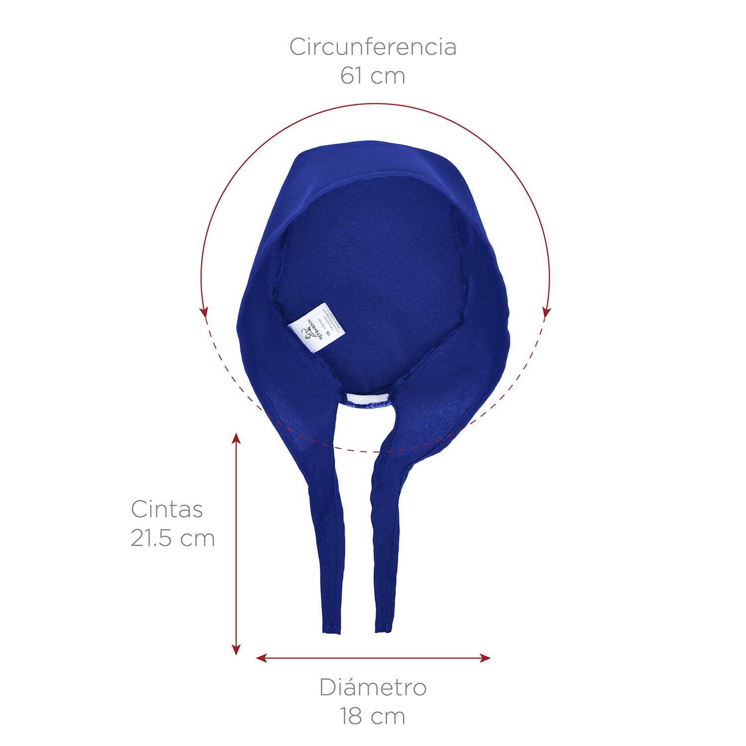 Gorros de Cocina Ajustables, Gorro de Chef de Cobertura Maxima